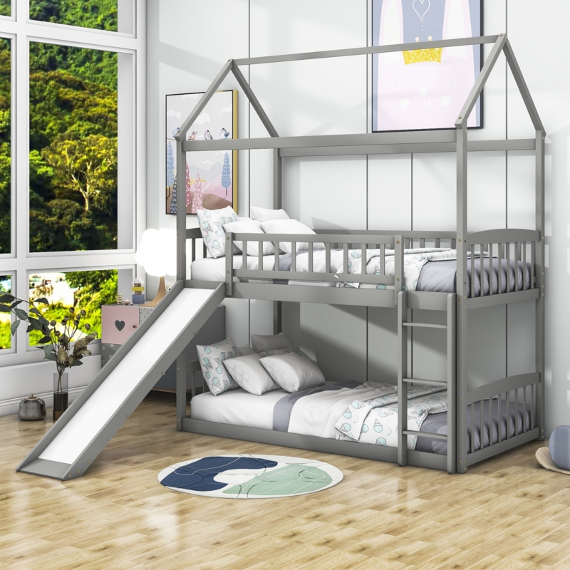 Kwai Kids Twin Over Twin Bunk Bed