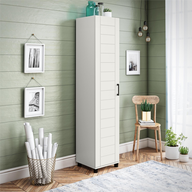 Labarge 16" Wide 1-Door Shiplap Storage Cabinet