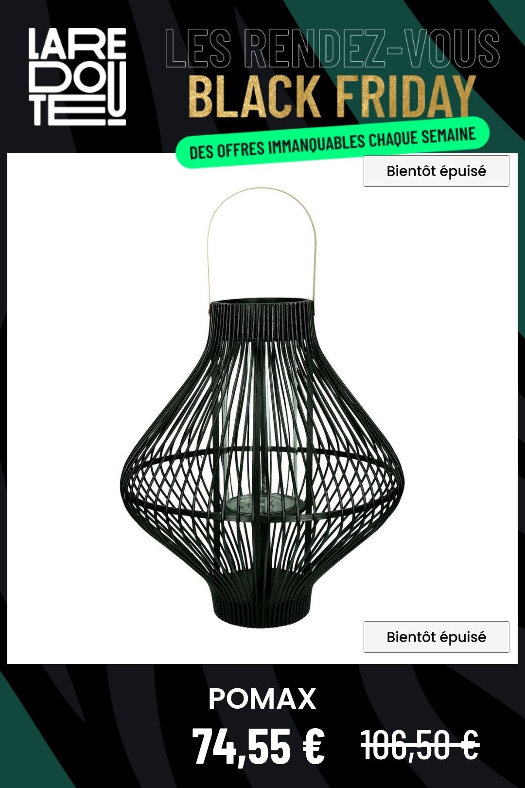 Lanterne En Bambou Tula