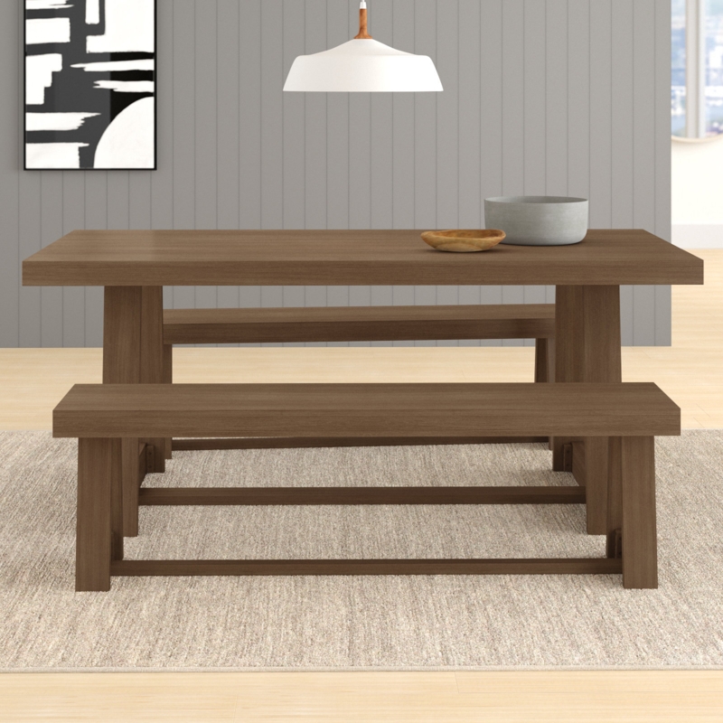Linzy 6-Person Solid Wood Dining Set