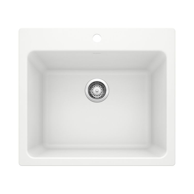 Liven SILGRANIT 25" L x 22" W Drop-In/Undermount Laundry Sink