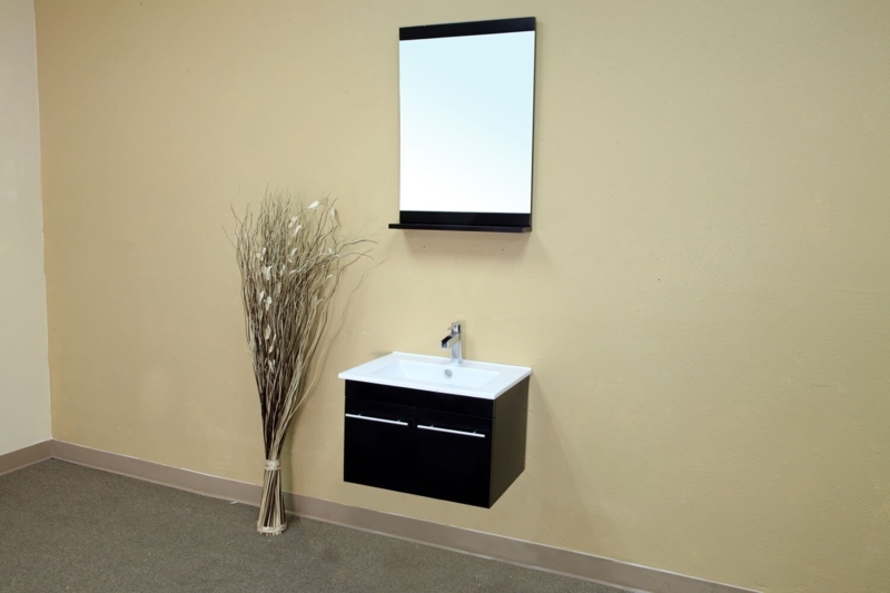 Loews 24.4'' Single Bathroom Vanity with Ceramic Top