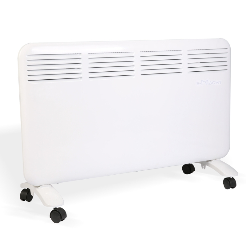 LUCKYREMORE 1500 Watt 5200 BTU Electric Wall Mounted Space Heater with Adjustable Thermostat and with Digital Display