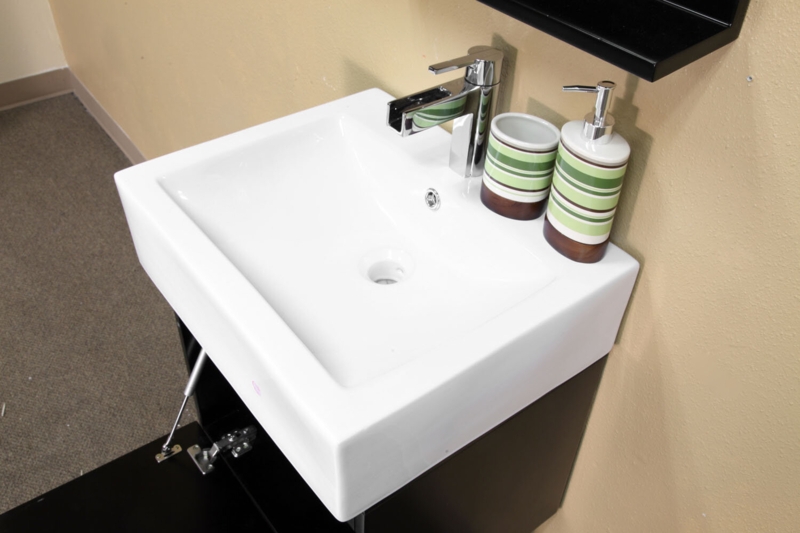 Luscombe 20.5'' Single Bathroom Vanity with Ceramic Top