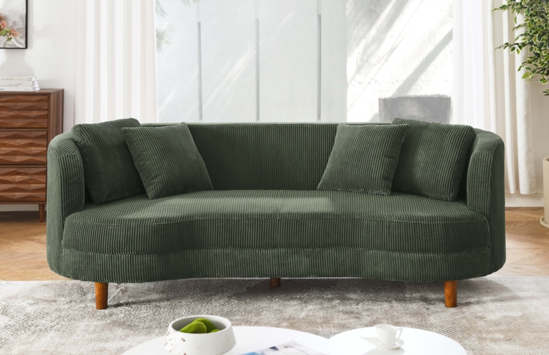 Lutanda 90'' Corduroy Sofa