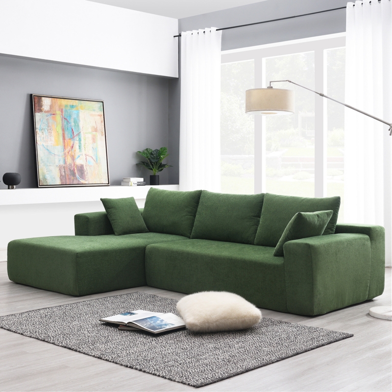 Lyndin 108.9" Upholstered Sofa Chaise