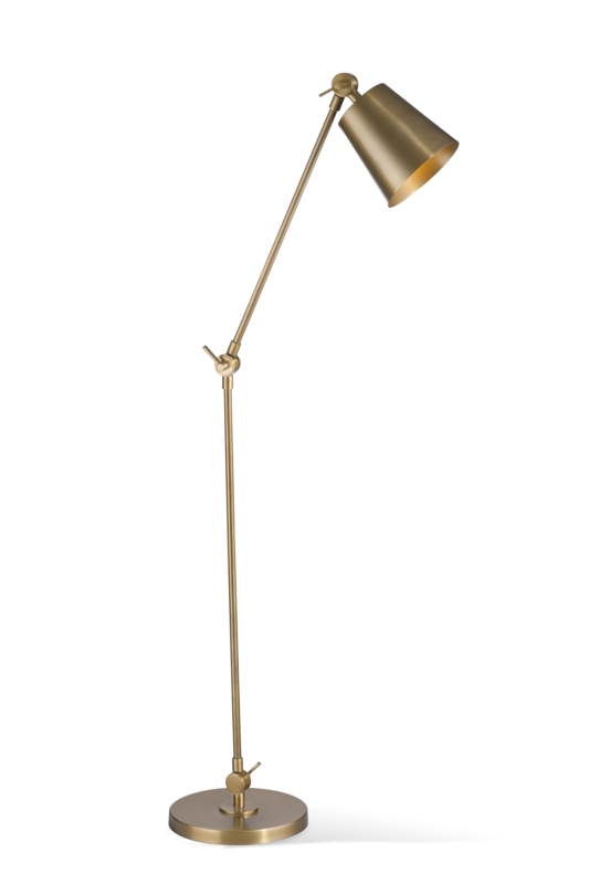 Mariana 59'' Brass Task Floor Lamp