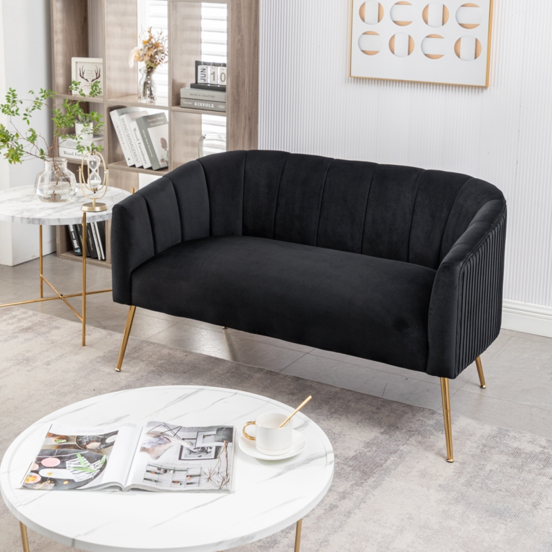 Mariantonietta 51'' Velvet Loveseat