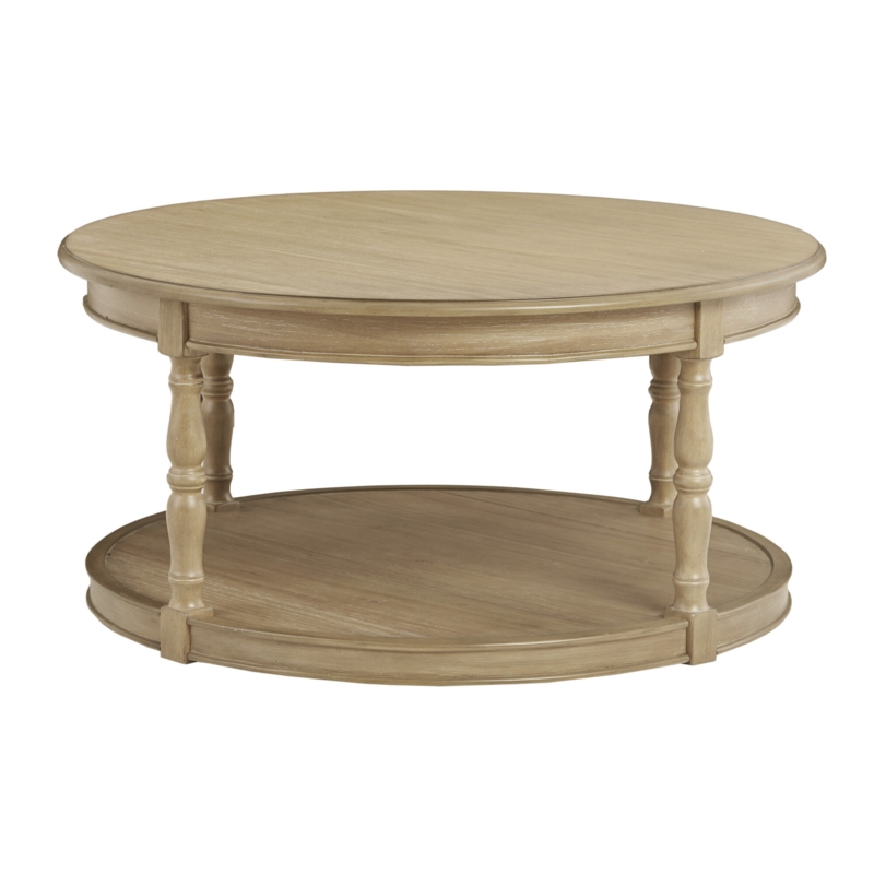 Martha Stewart Belden Caster Round Coffee Table