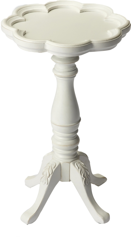 Maurine Tray Top Pedestal End Table