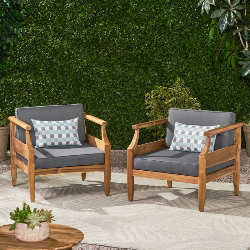 Mcclurg Outdoor Patio Chair with Cushions