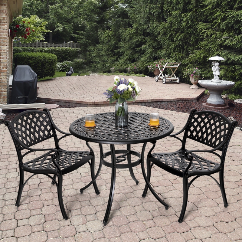 Mcconville 2 - Person Round Outdoor Dining Set