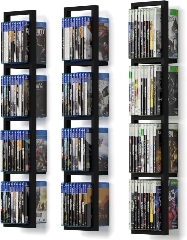 Metal 0.99'' H Wall Mounted Media Storage