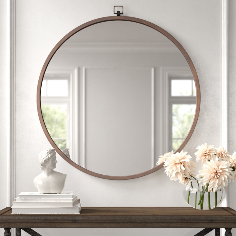 Metal Flat Wall Mirror