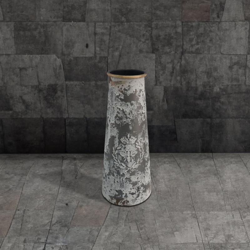 Metal Floor Vase