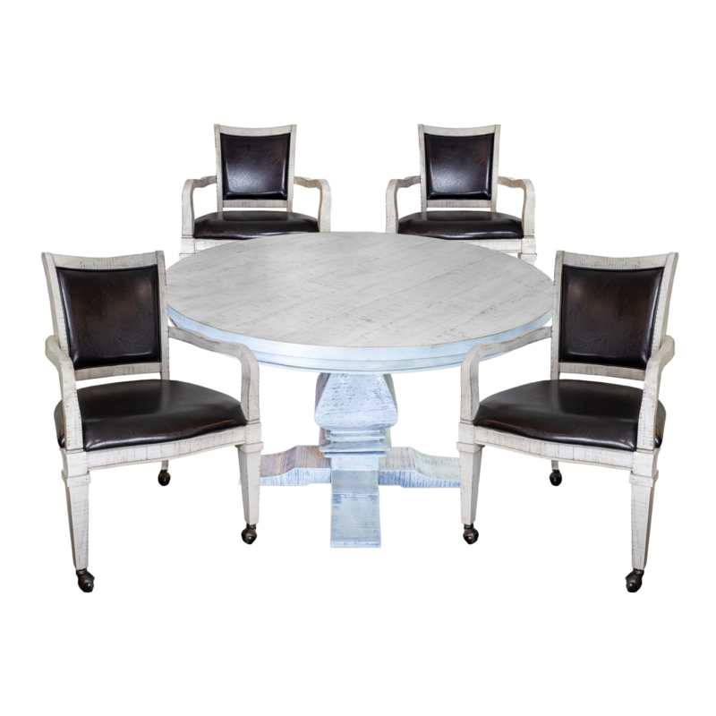 Montecito 48" 8 - Player Poker Table with Chairs