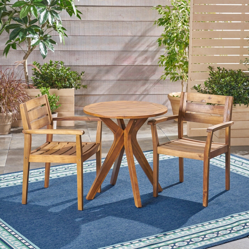 Mystic 2 - Person Round Outdoor Dining Set
