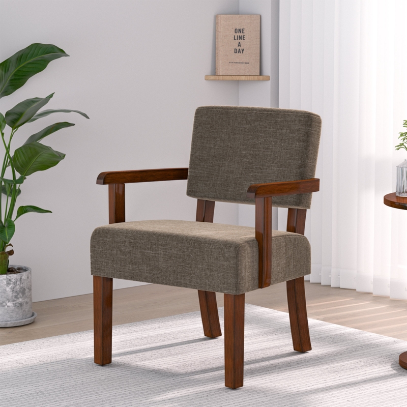 Naethan Upholstered Arm Accent Chair for Living Room,Accent Armchair
