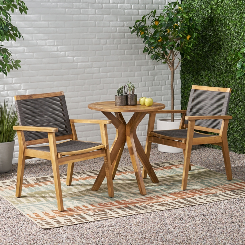 Natalia 2 - Person Round Outdoor Dining Set