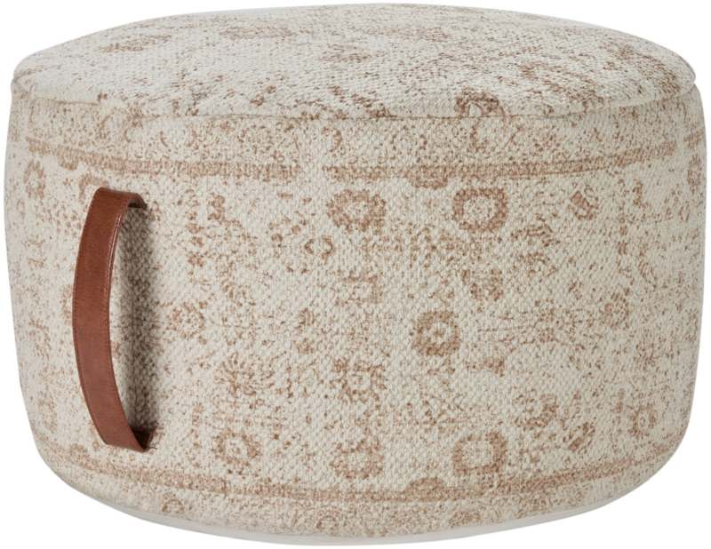 Nicole Curtis Upholstered Pouf
