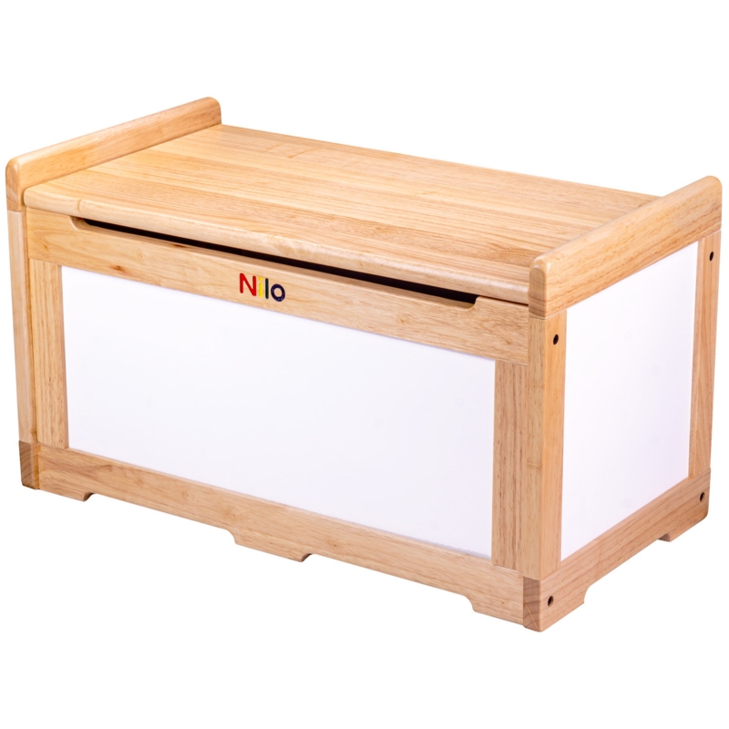 NILO Solid Wood Toy Storage Bench