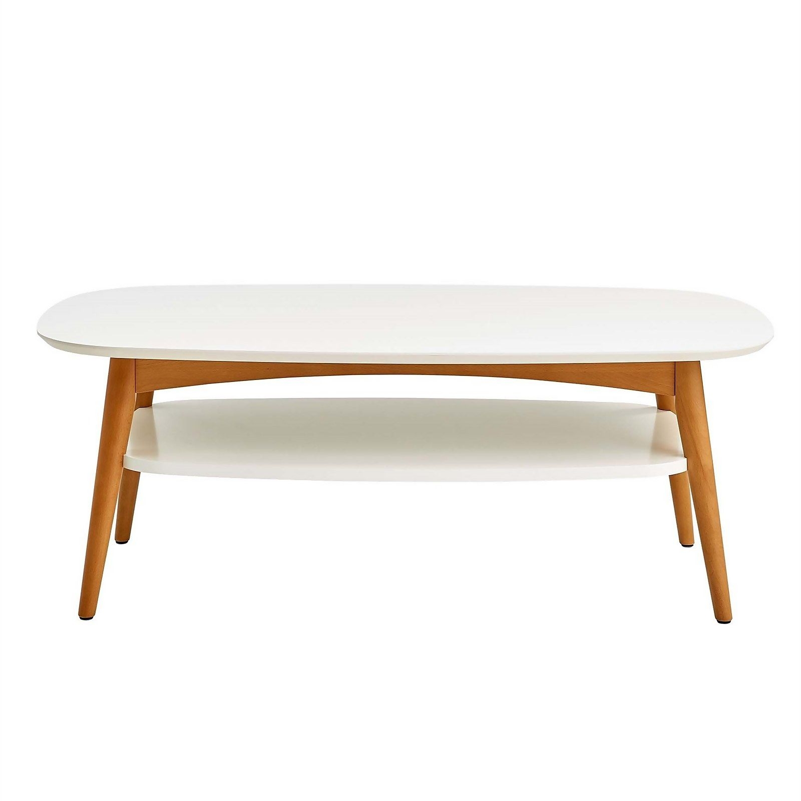 Nordic Coffee Table with Shelf