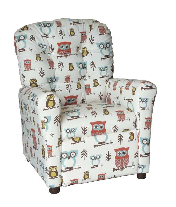 Orford Kids 13'' Recliner Chair and Ottoman