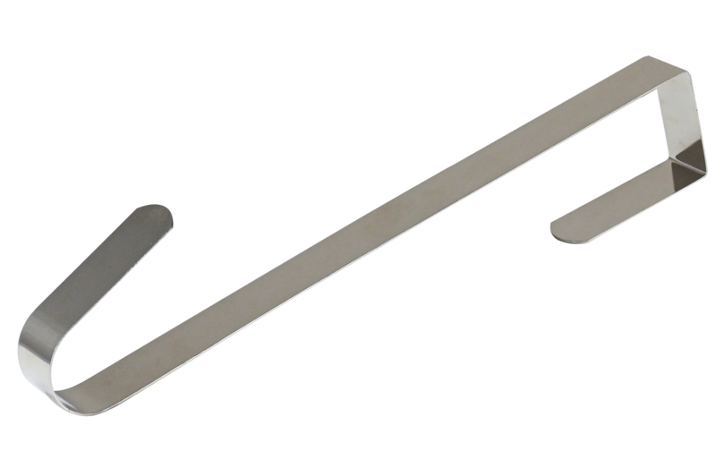 Over Door Wreath Hook - Thin Silver Metal Overdoor Wreath Holder Seasonal Hanger for Front or Back Door  15