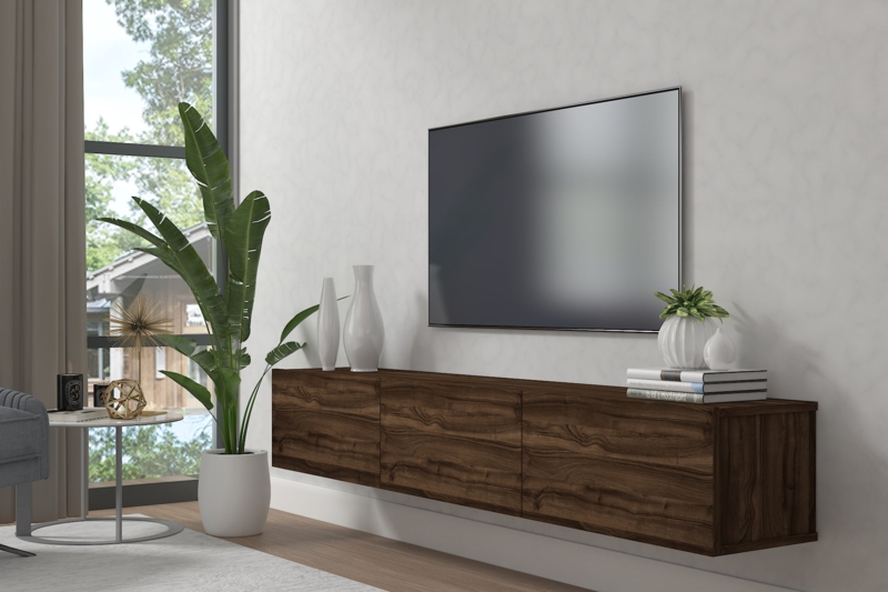 Ozge Floating TV Stand Up to 80" TV's Wall Mounted Media Console