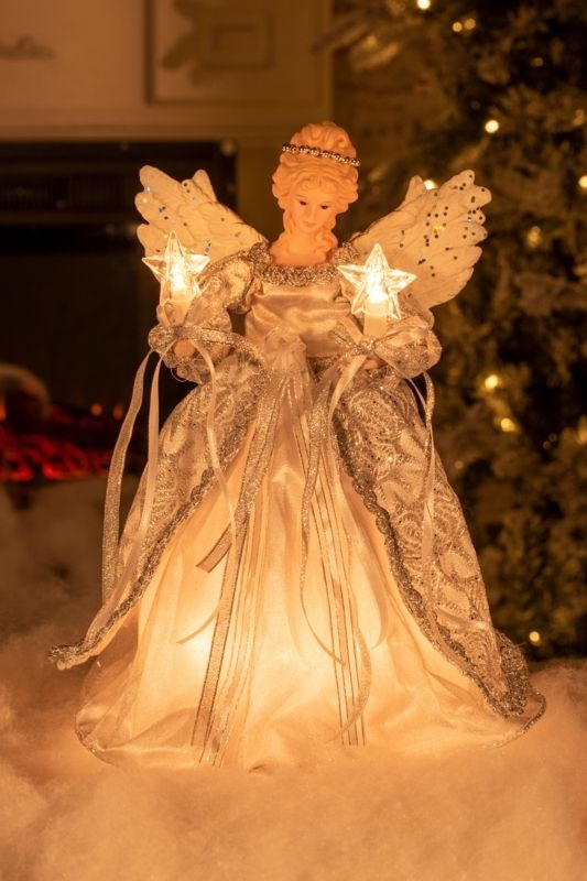 angel dress form christmas tree Angel Mannequin Dress Form Christmas Tree Holiday Card