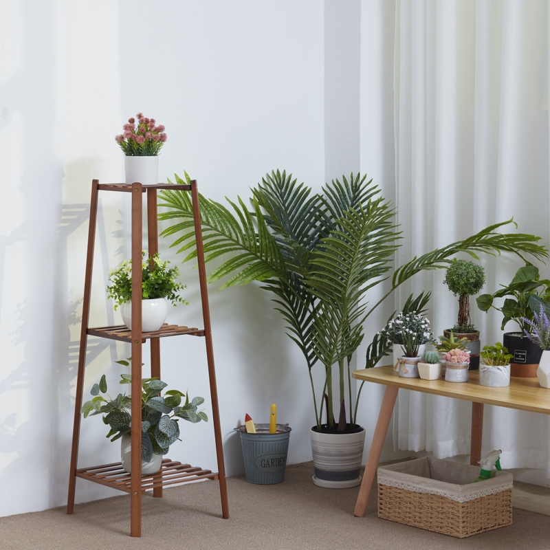 Pihu Wood Weather Resistant Plant Stand