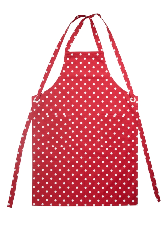 Polka Dots Cotton Bib Apron
