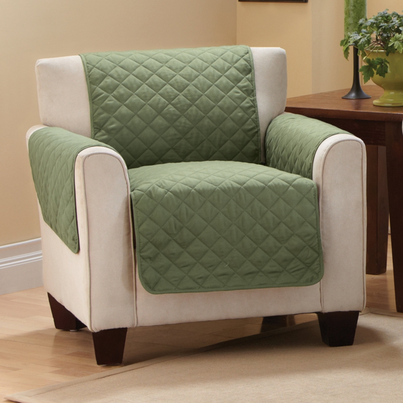 Polyester T-Cushion Armchair Slipcover