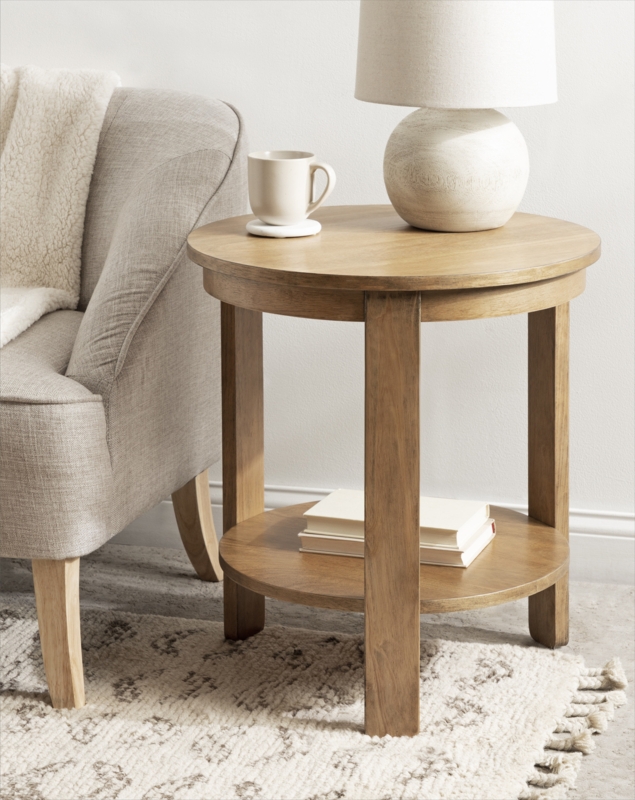Prayash Round Living Room Side Table