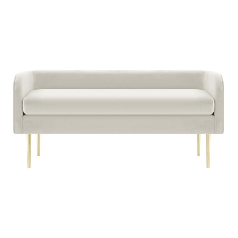 Priscila Velvet Upholstered Storage Bench