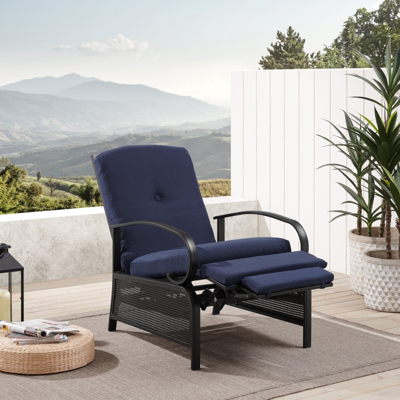Pylesville Recliner Patio Chair with Cushions