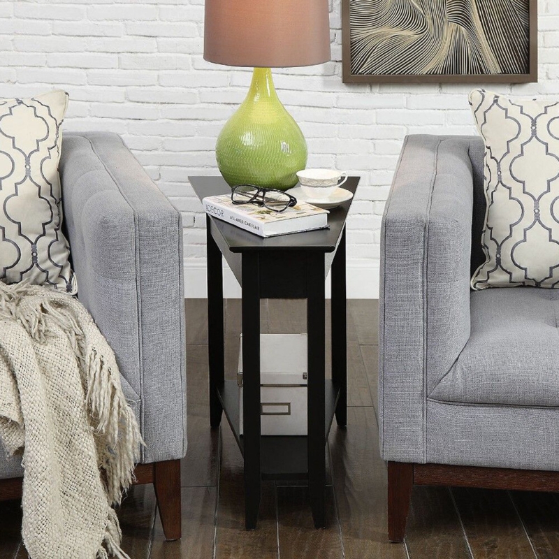 Rameez 24" Tall End Table with Shelf