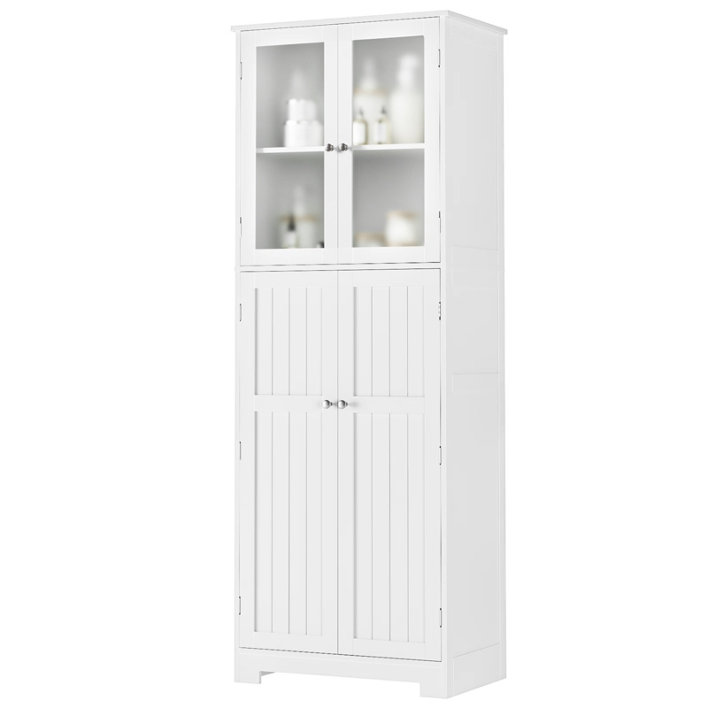 Rhodell Freestanding Linen Cabinet