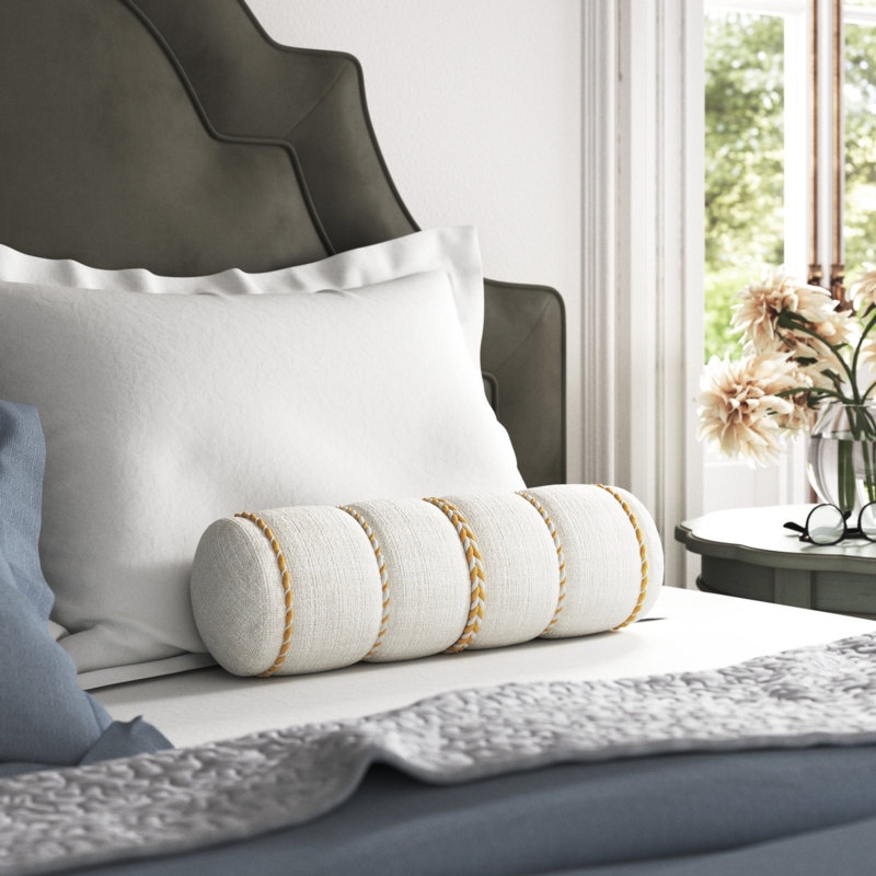 Roanne Geometric Cotton Throw Pillow