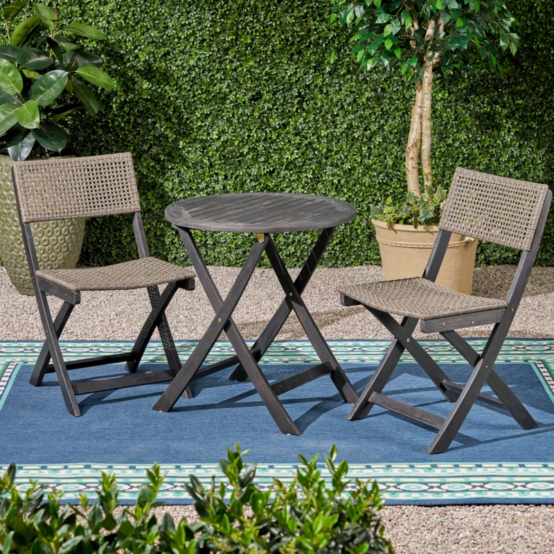 Rolston 2 - Person Round Outdoor Dining Set