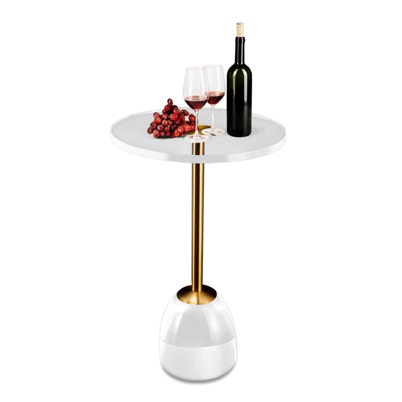 Round Transparent Acrylic Side Table