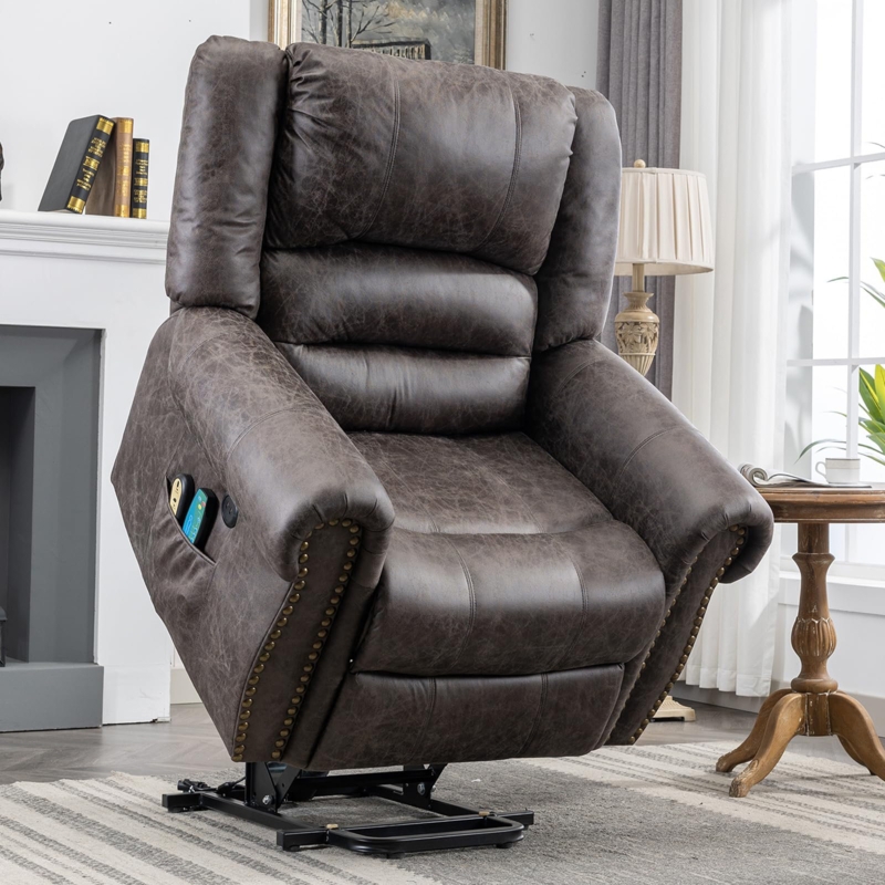 Rushun Upholstered Lift Assist Recliner