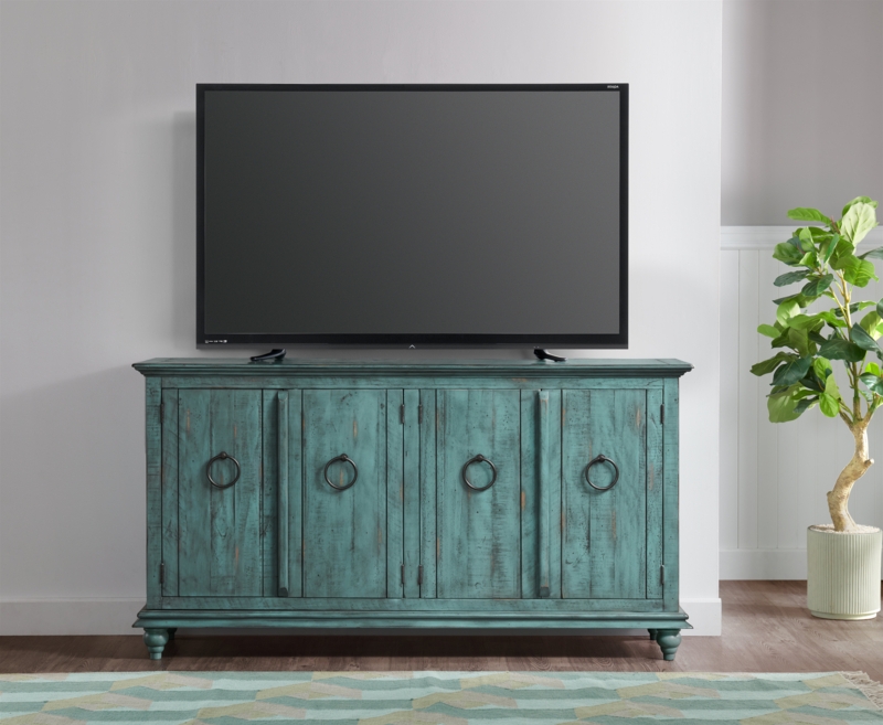 Rushville Solid Wood TV Stand for TVs up to 70"