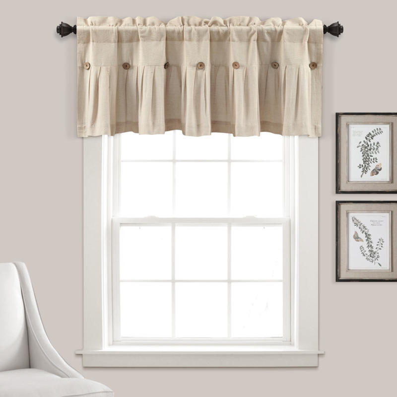 Ruya Cotton Blend Tailored Window Valance