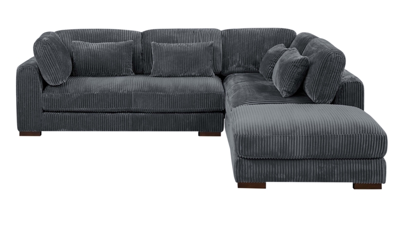 Salom 3 - Piece Corduroy Sectional