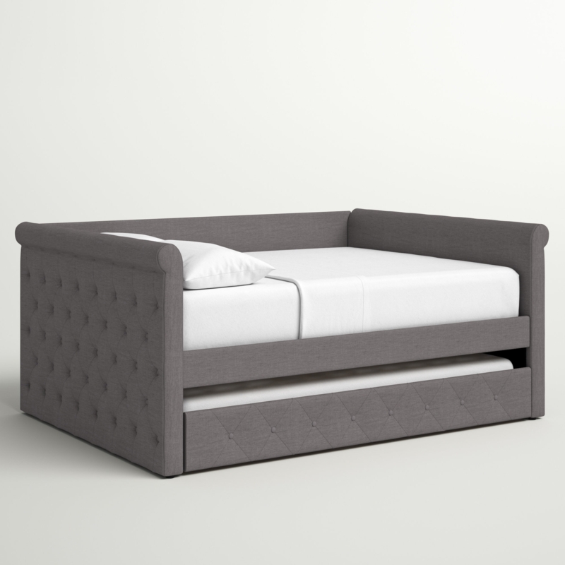 Samitha Upholstered Daybed with Trundle