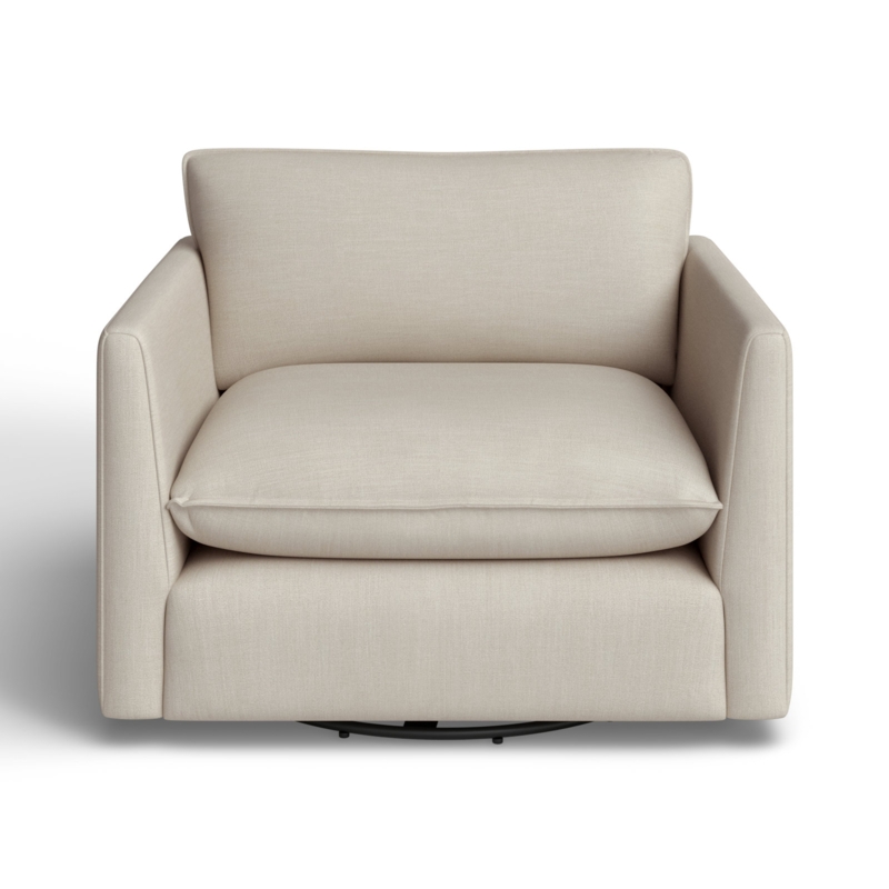 Sandi 45" W Oversized Swivel Armchair