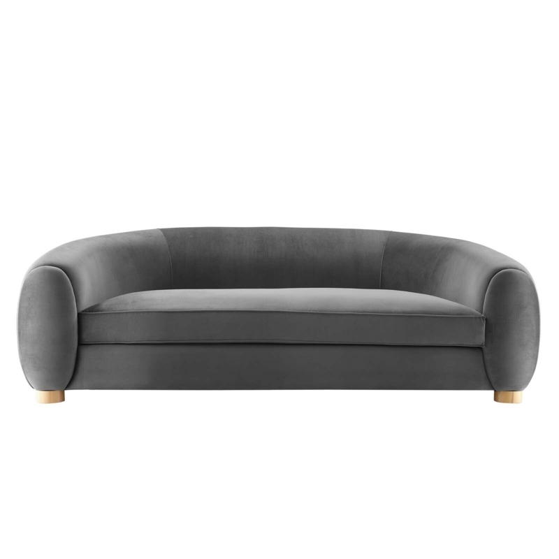 Sandra 95'' Velvet Sofa