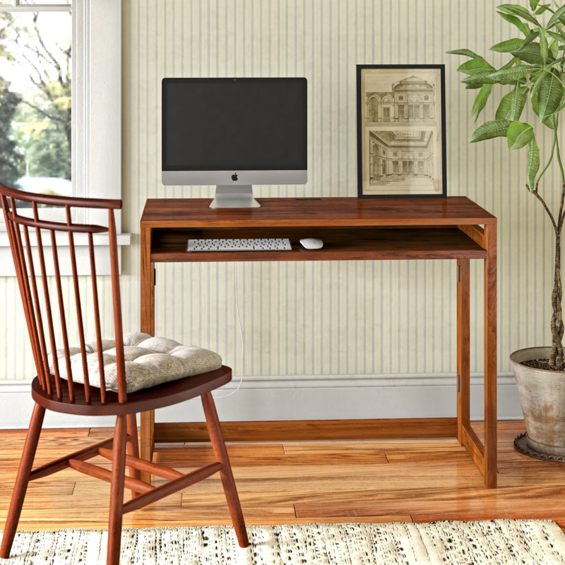 Saru Solid Wood Writing Desk