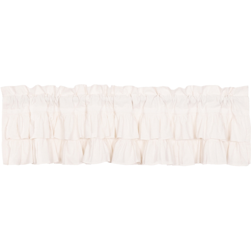 Sickels Cotton Blend Ruffled Window Valance